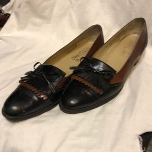 Vintage Ferragamo women’s tassel loafers